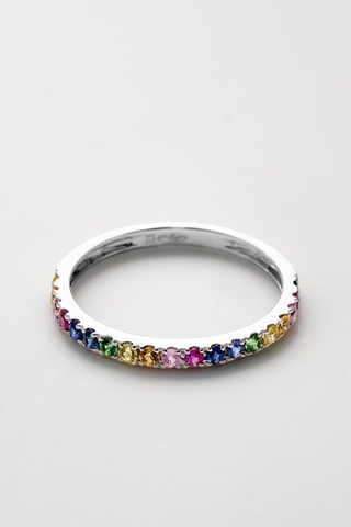 Bague Colorful love - Or blanc