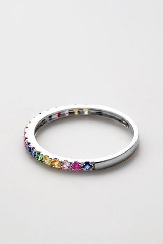 Bague Colorful love - Or blanc