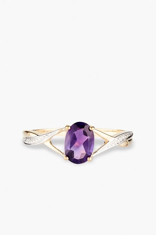 Bague Purple magic - Or jaune et améthyste