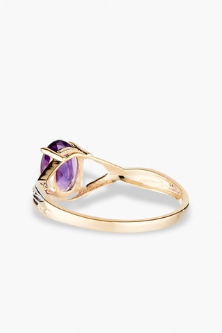 Bague Purple magic - Or jaune et améthyste