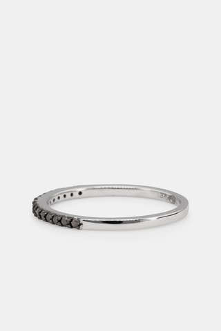 Bague Alliance Sobriété - Or blanc et diamants