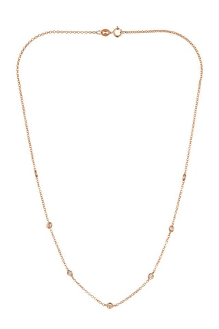 Collier Sunshine - Or rose et diamants