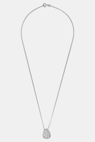 Pendentif Kanagawa - Or blanc et diamants