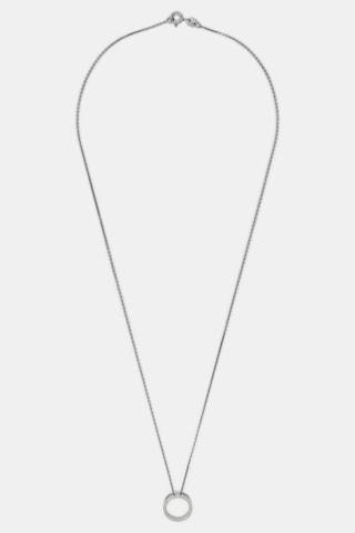Pendentif Bubble - Or blanc et diamants