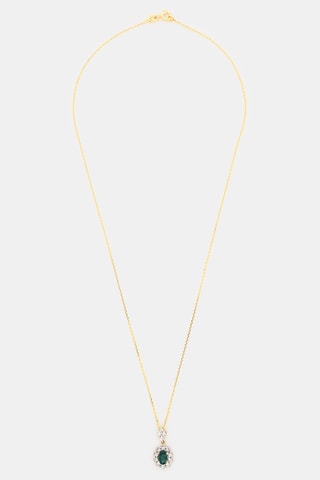 Pendentif Amerita - Or jaune, topazes et saphir