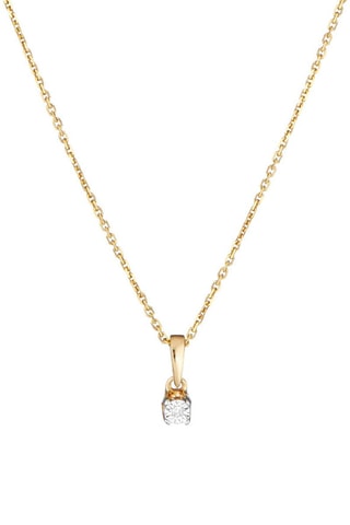 Pendentif Brillantine  -  Or jaune et diamant