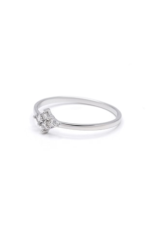 Bague Delicate - Or blanc et diamants