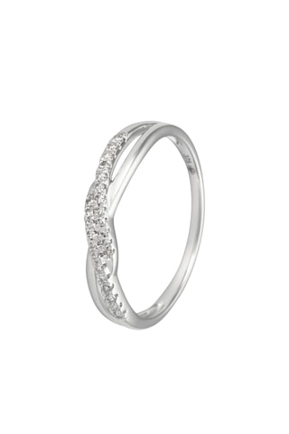 Bague Liaison Sacrée - Or blanc et diamants