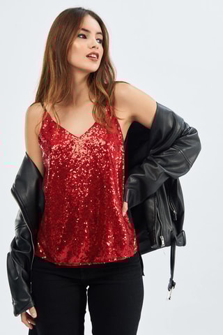 Top Vermelho