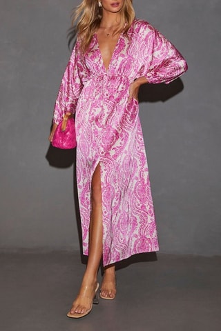 Vestido comprido - Rosa