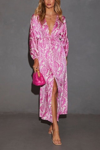 Vestido comprido - Rosa