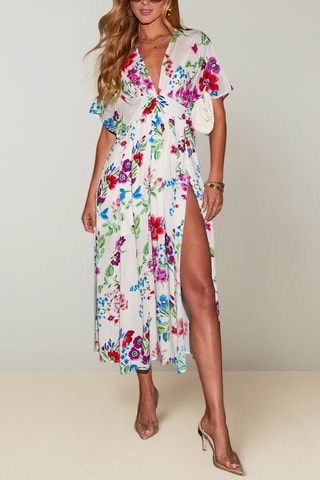 Vestido comprido - Cru