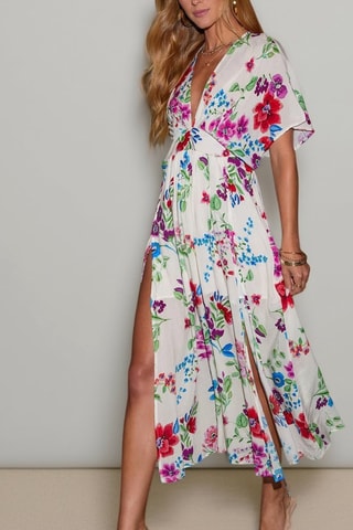 Vestido comprido - Cru