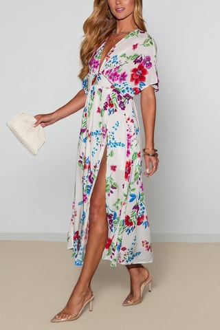 Vestido comprido - Cru