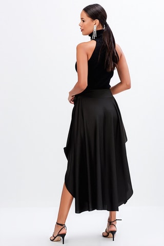 Vestido assimétrico Preto