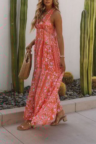 Vestido comprido - Laranja