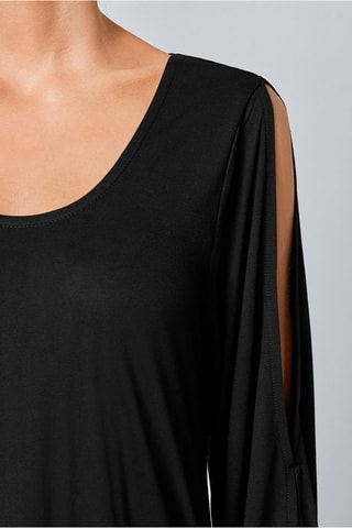 Vestido direito Preto