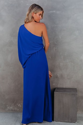 Vestido comprido Azul