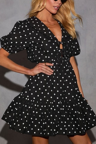 Vestido estilo patinadora - Preto