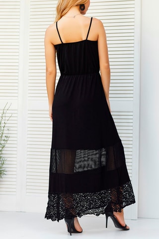 Vestido comprido Preto