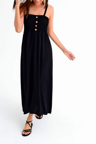 Vestido comprido Preto