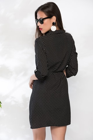 Vestido camisa Preto