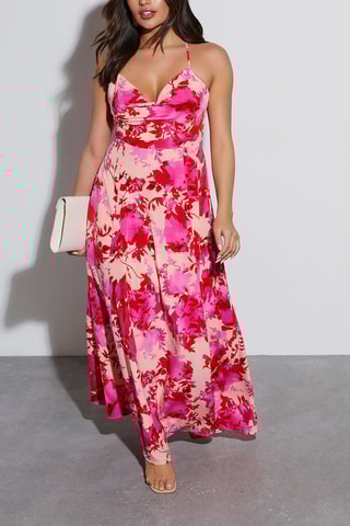 Vestido comprido - Rosa