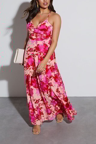 Vestido comprido - Rosa