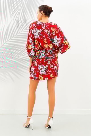 Vestido curto Vermelho