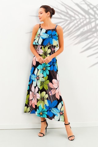 Vestido comprido Preto
