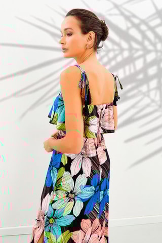 Vestido comprido Preto