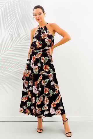 Vestido comprido Preto