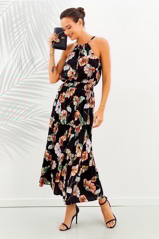 Vestido comprido Preto