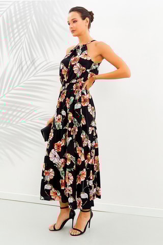 Vestido comprido Preto