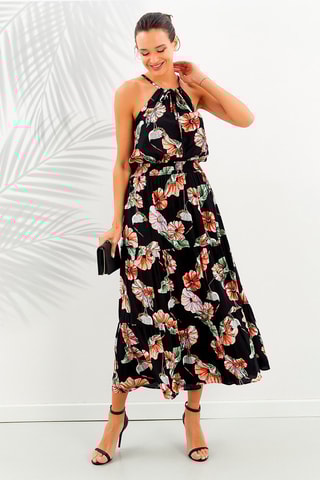 Vestido comprido Preto