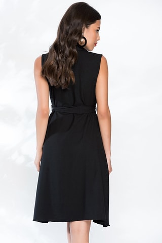 Vestido-camisa Preto