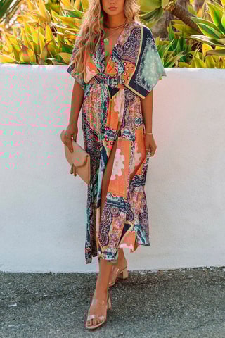 Vestido comprido Multicolor