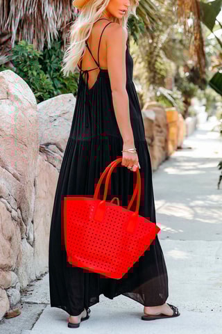 Vestido comprido Preto