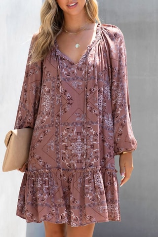 Vestido florido Rosa