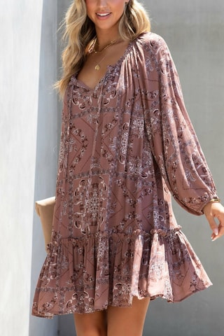 Vestido florido Rosa