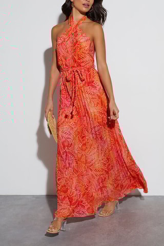 Vestido comprido - Laranja