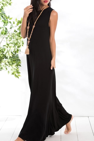 Vestido comprido Preto