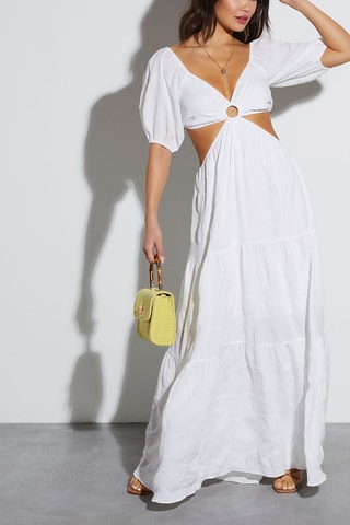 Vestido comprido - Cru