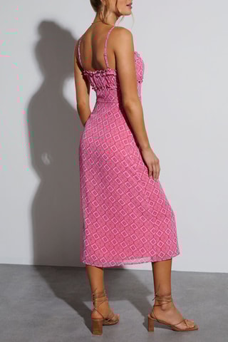 Vestido midi - Rosa