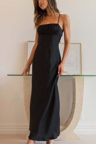 Vestido comprido Preto