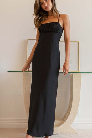 Vestido comprido Preto