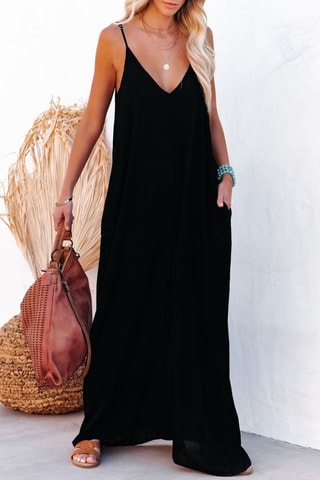 Vestido comprido - Preto