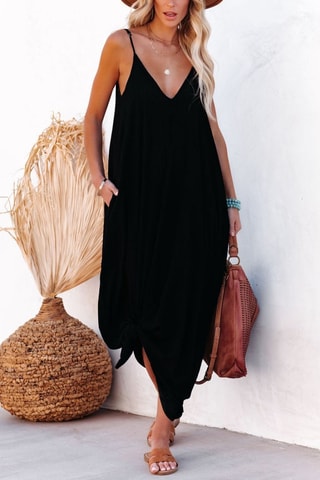 Vestido comprido - Preto