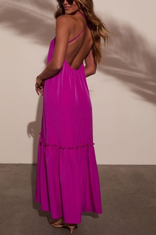 Vestido comprido - Fúcsia