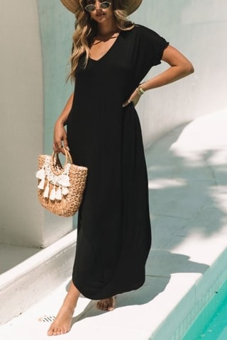 Vestido comprido - Preto